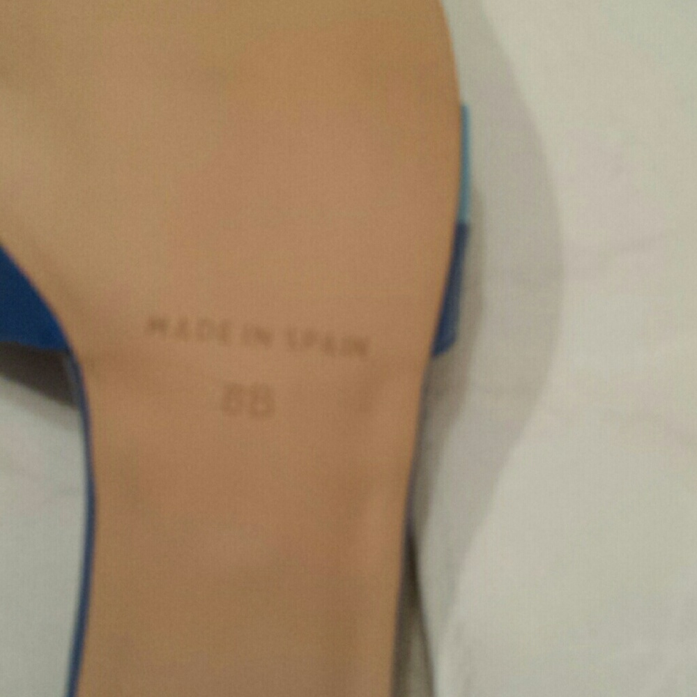TALBOT Shoes Blue Variations Size 8 Medium - Picture 5 of 6